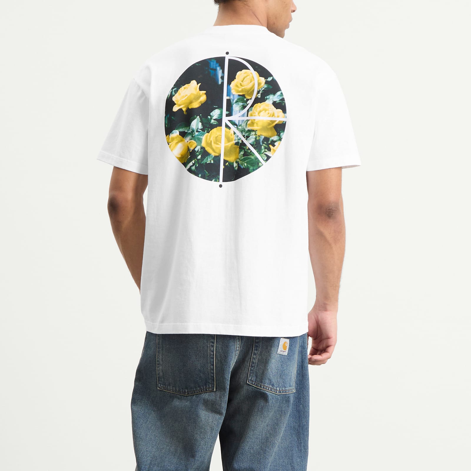 Men's Martas Roses Fill Logo T-Shirt White