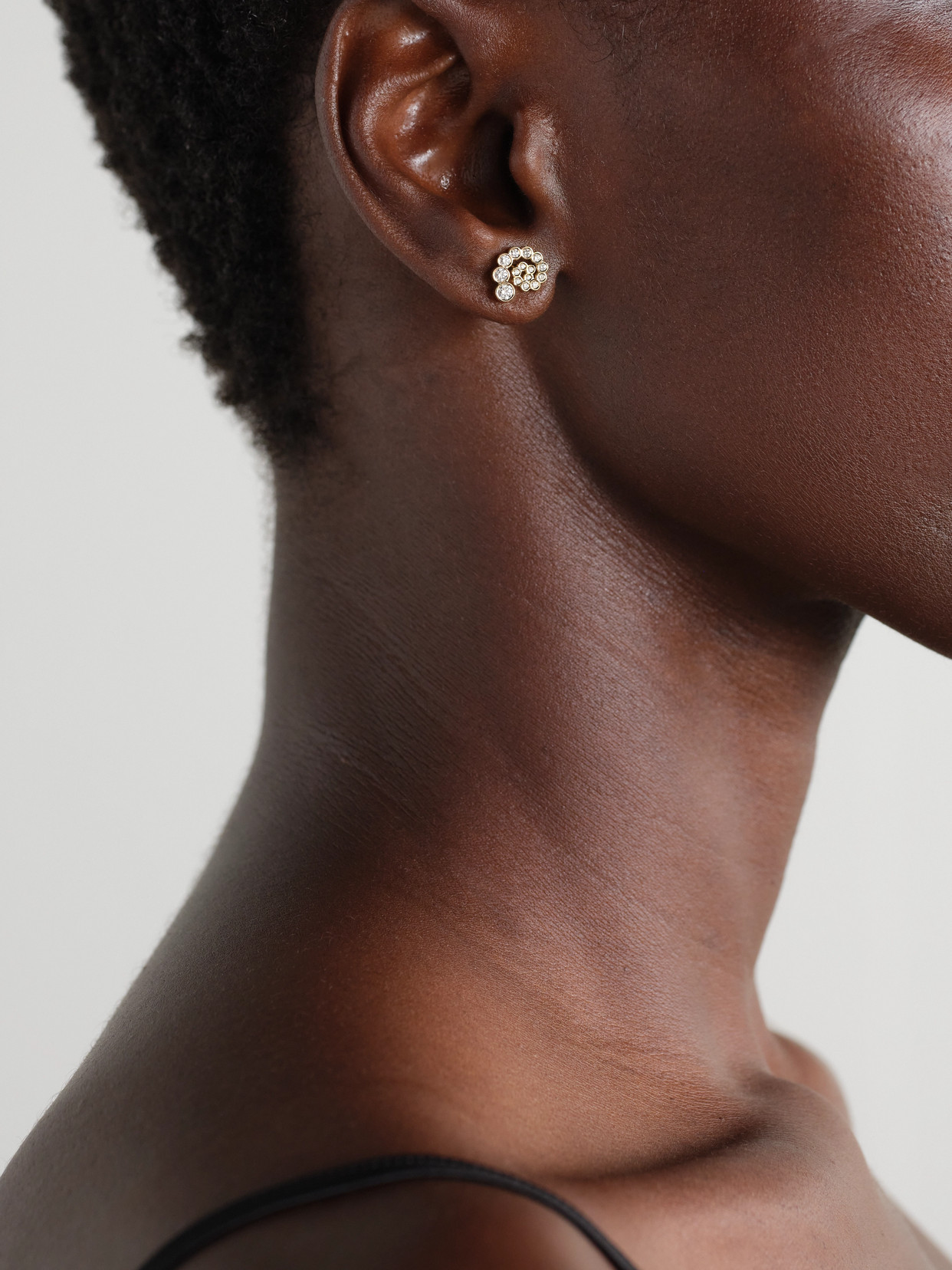 Petit Rêve Escargot 18-karat Recycled Gold Diamond Earrings - One size