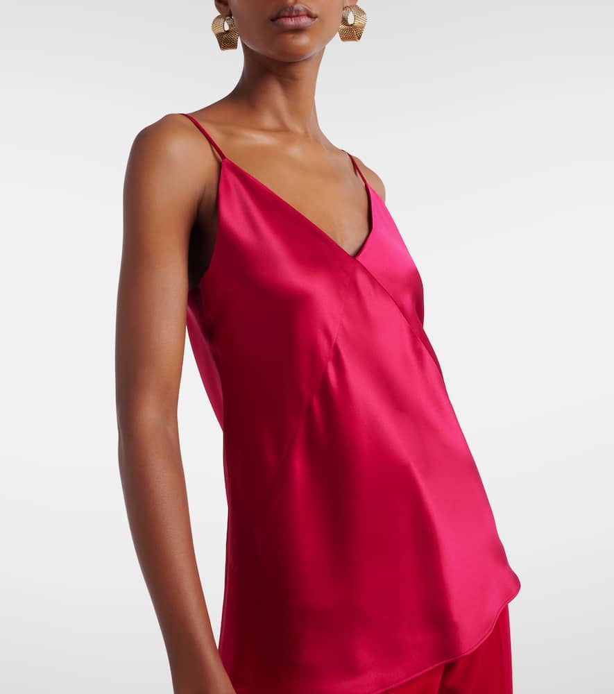 Silk satin camisole