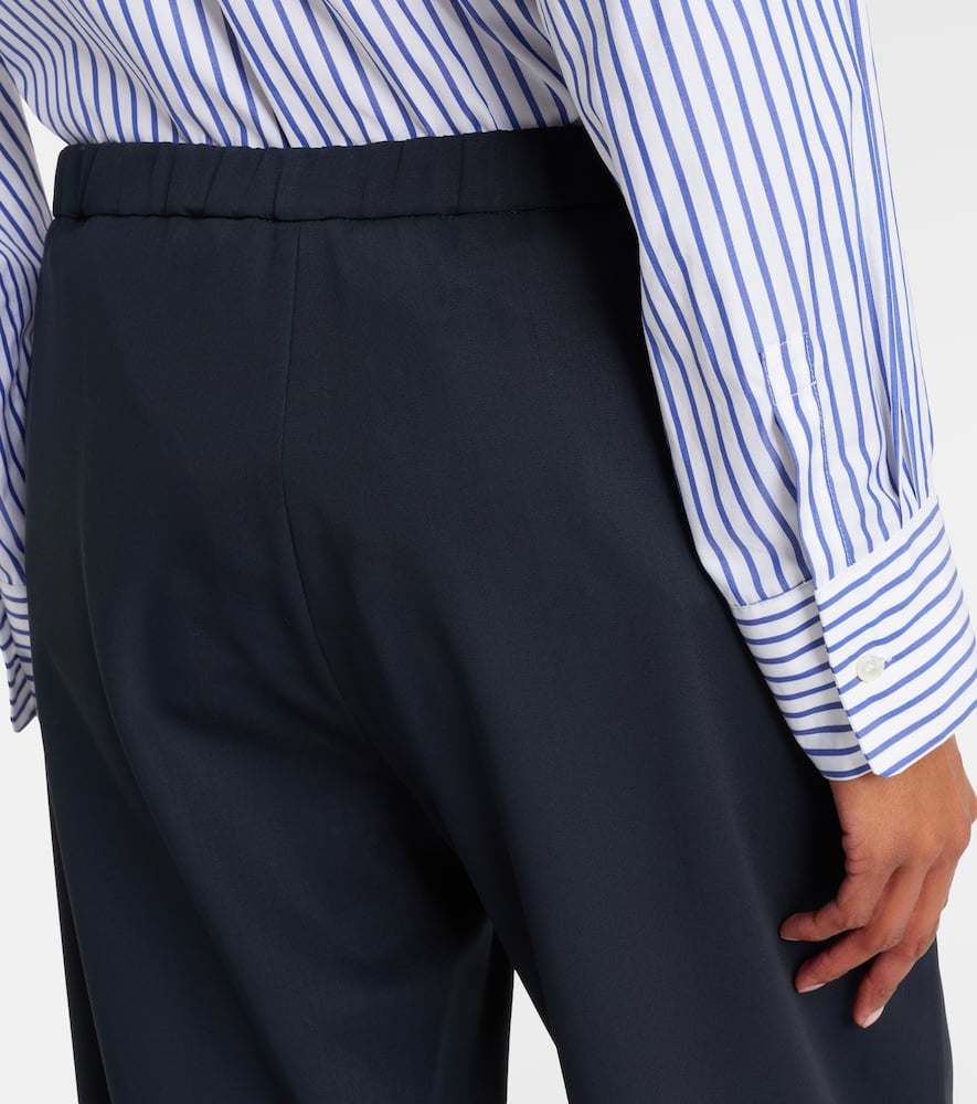 Argenta virgin wool wide-leg pants