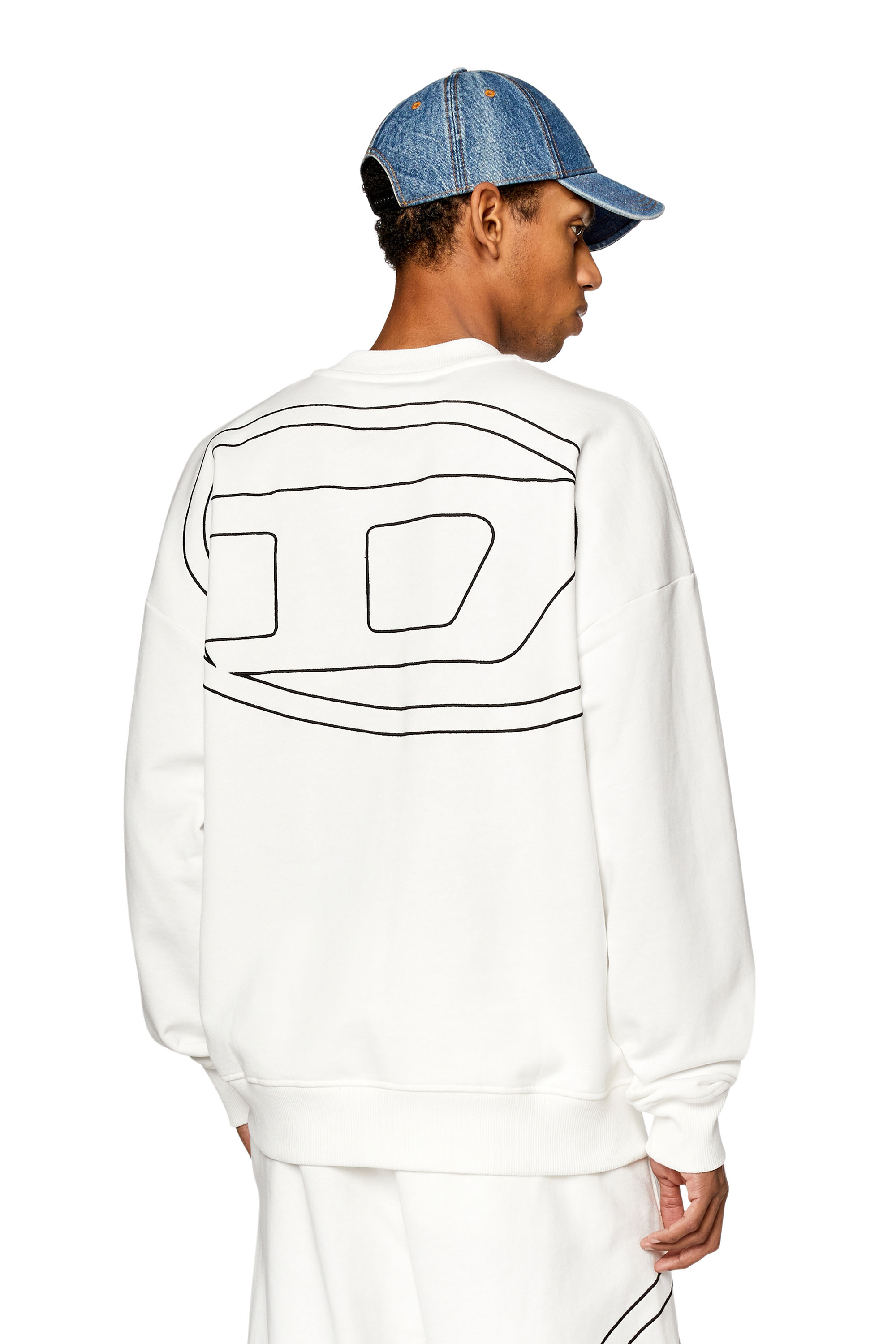 's-rob-megoval Sweatshirt With Maxi Oval-d Logo Embroidery