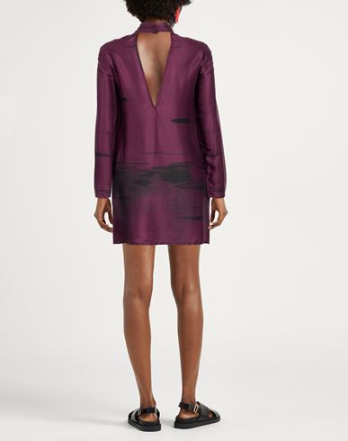 Woman Mini dress Plum Size 4 Viscose