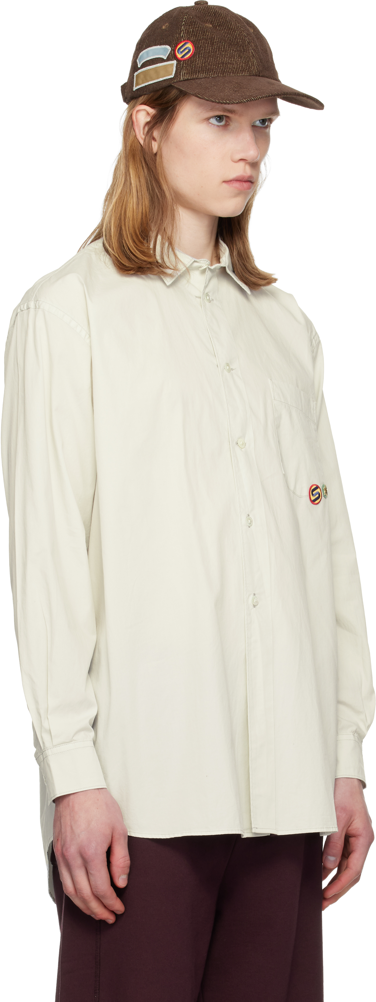 Off-White Overdyed Poplin Shirt