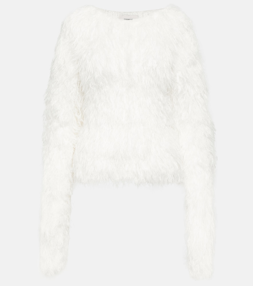 Fluffly knit sweater