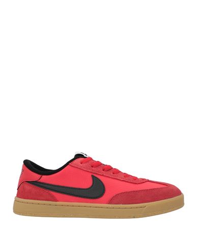 Woman Sneakers Red Size 8.5 Leather, Synthetic material