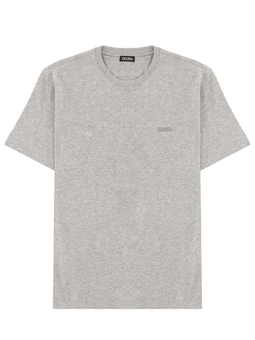 Zegna - logo crew neck short sleeve t shirt