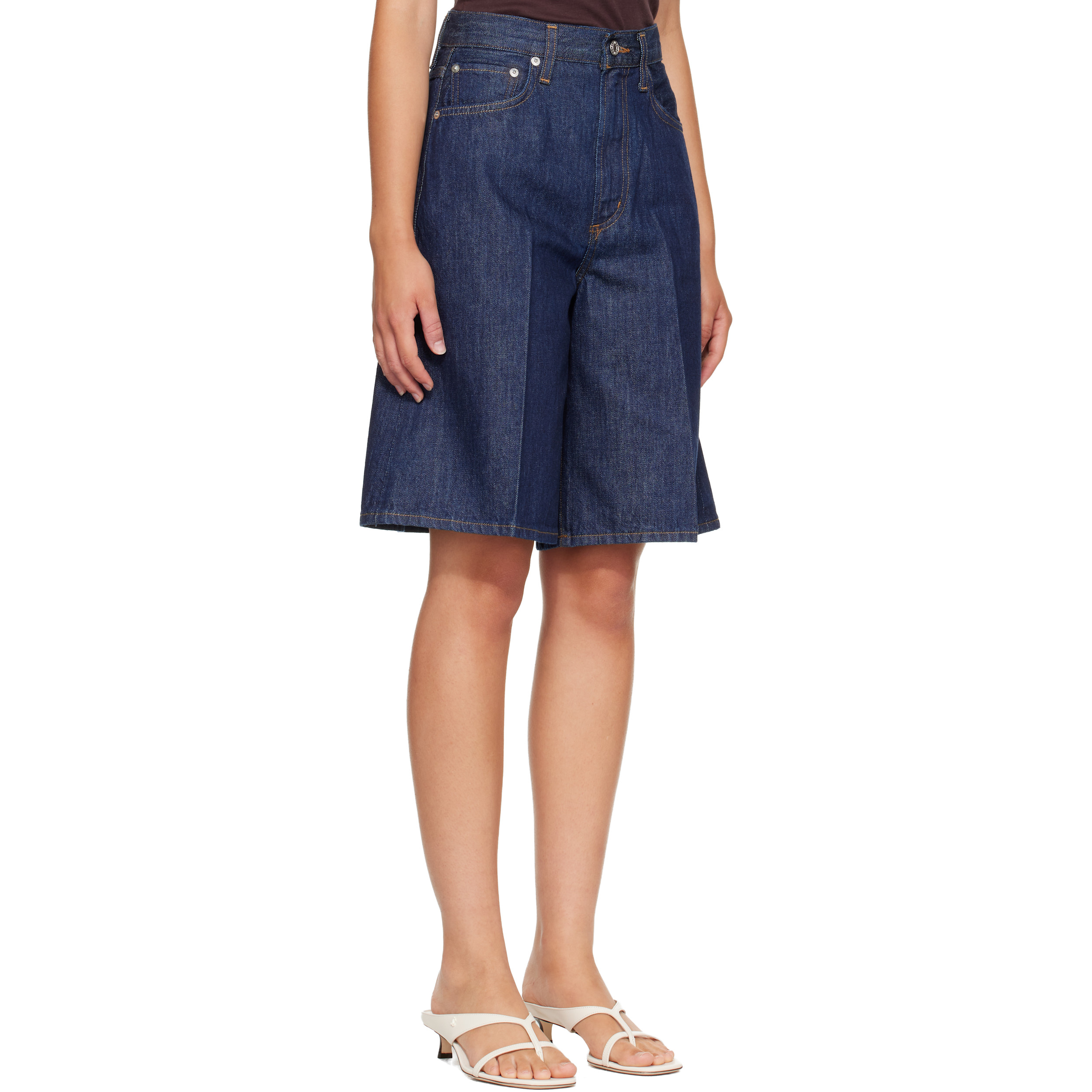 Navy Nolan Denim Shorts