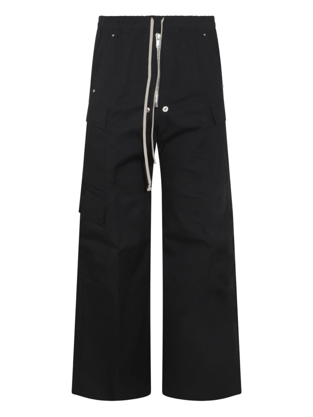 Belas cargo-pocket drawstring trousers - Black