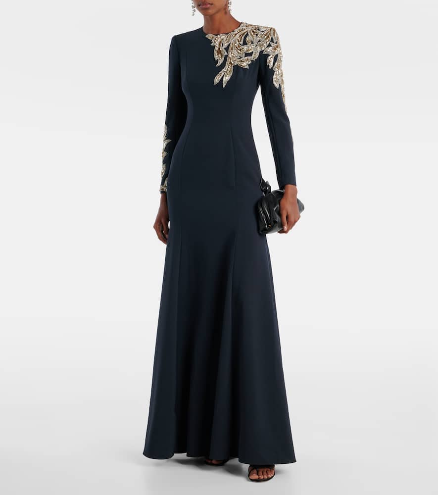 Honor embellished gown