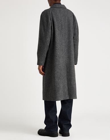 Man Coat Charcoal Size 40 Virgin Wool