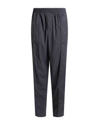 Man Pants Grey Size 34 Cotton, Polyamide, Elastane