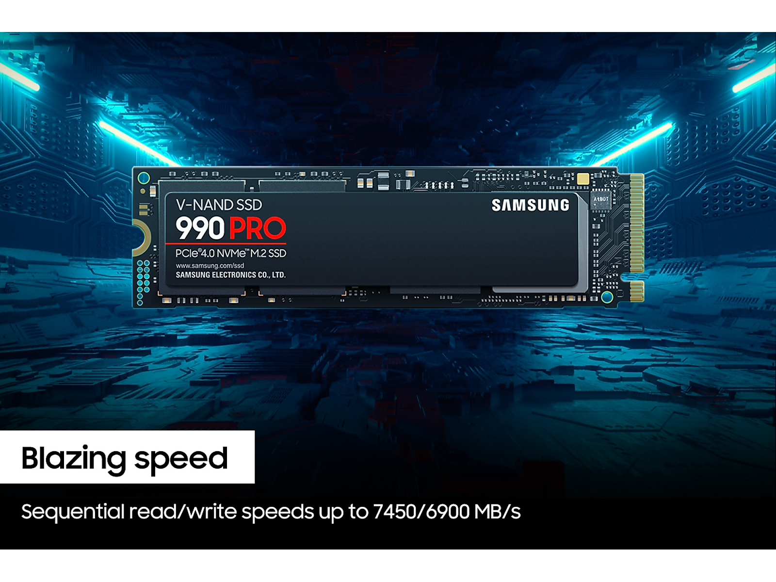 990 PRO PCIe® 4.0 NVMe® SSD 4TB(MZ-V9P4T0B/AM)