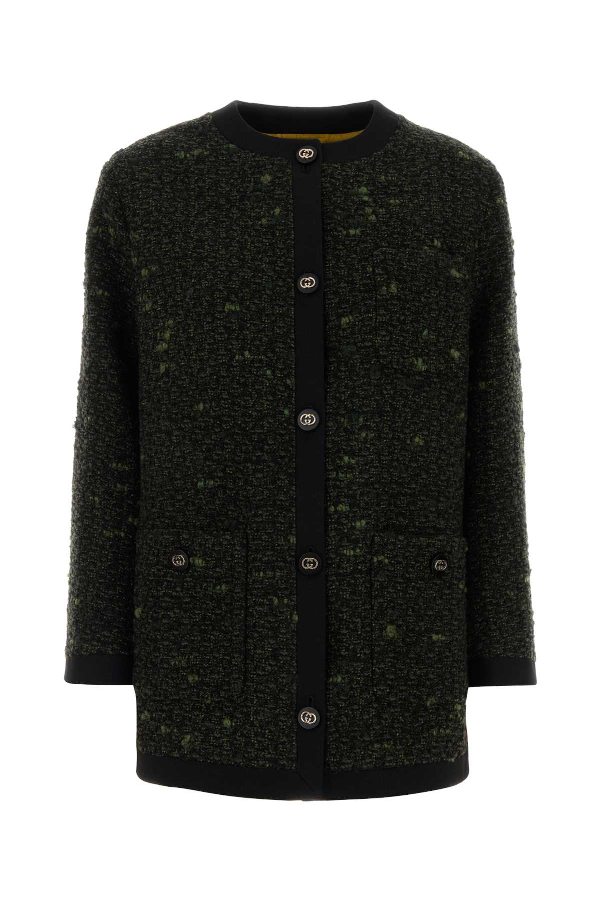 Boucle Coat — Green