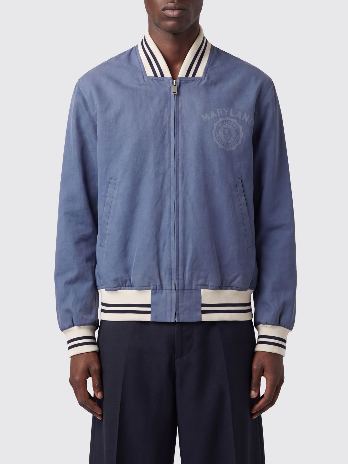 Coat Men color Blue