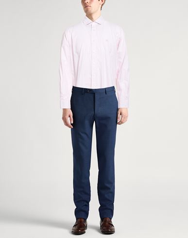 Man Shirt Light pink Size L Cotton
