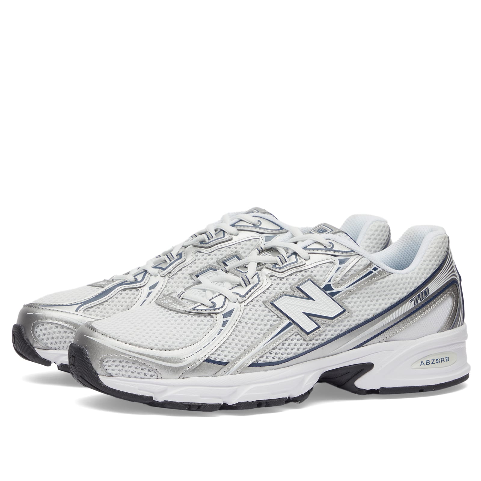 U740WN2 Sneakers in White/Navy