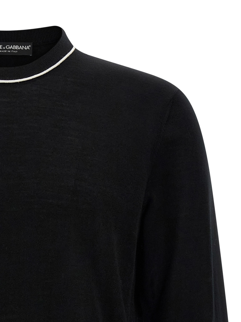 Wool Sweater With Logo
