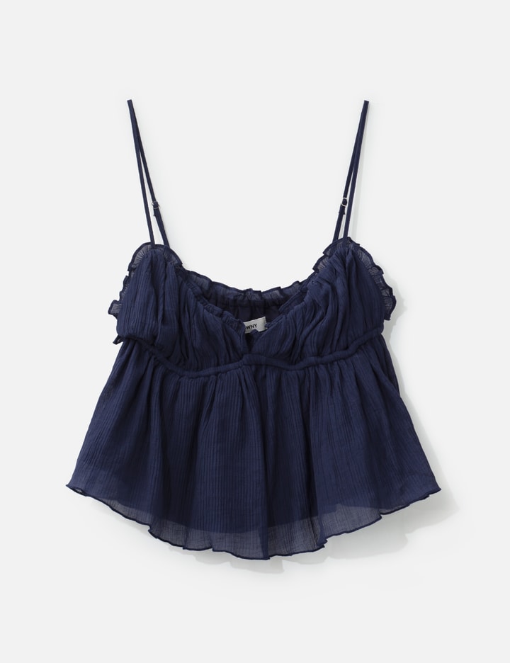 Shirred Crinkle Bustier