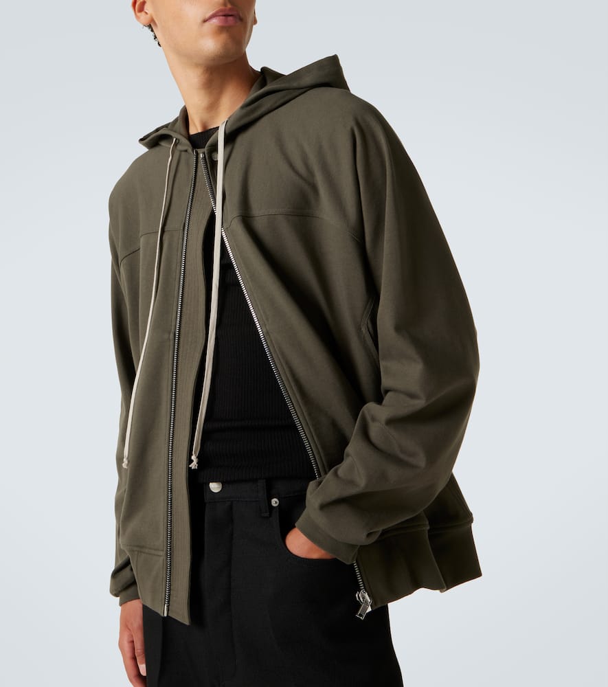 Cotton jersey hoodie
