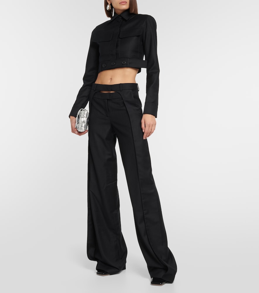 Myca cropped wool jacket