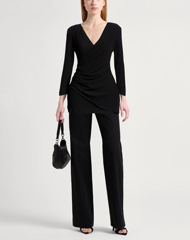 Woman Top Black Size 4 Viscose, Polyamide, Elastane
