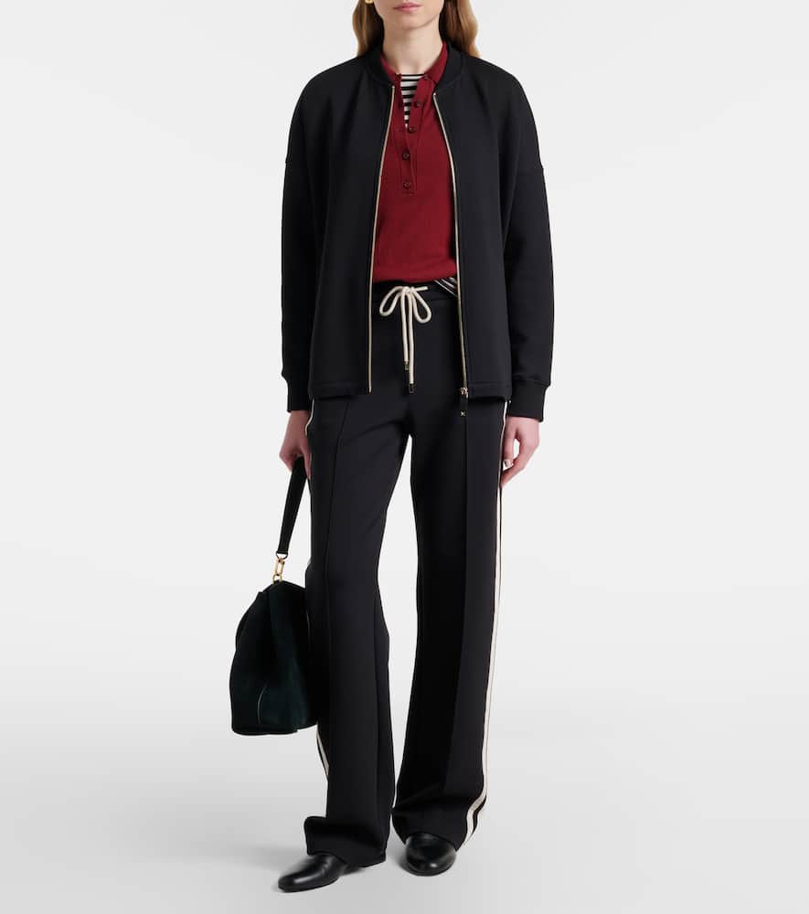 Radioso cotton-blend blouson jacket