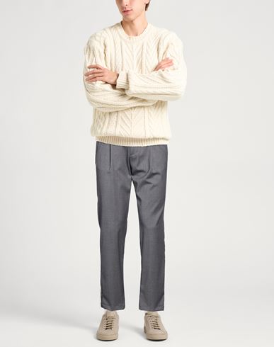 Man Pants Grey Size 30 Wool, Elastane