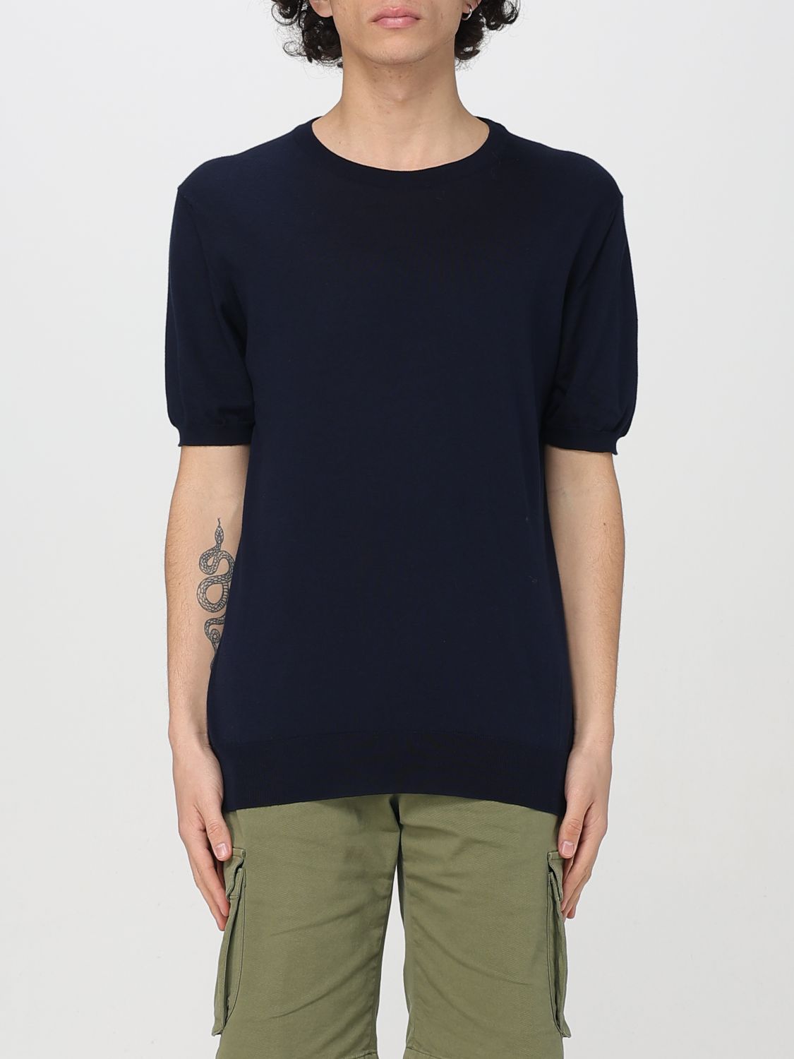 Polo Shirt KITON Men color Blue