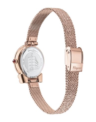 Gancini Holiday Capsule Bracelet Watch Woman Wrist watch Rose gold