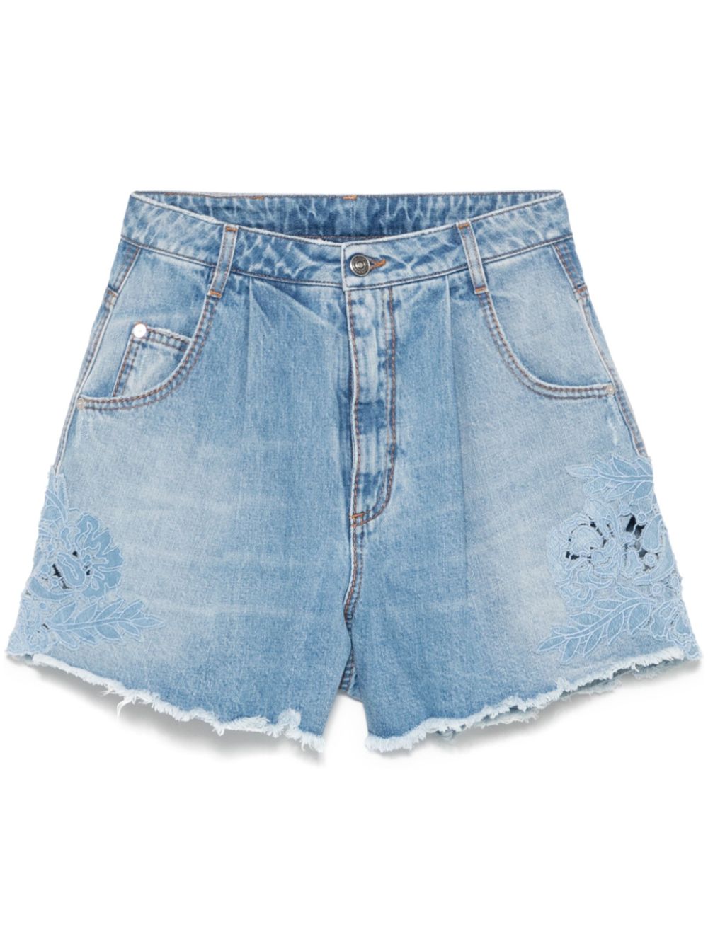 Denim shorts - Blue