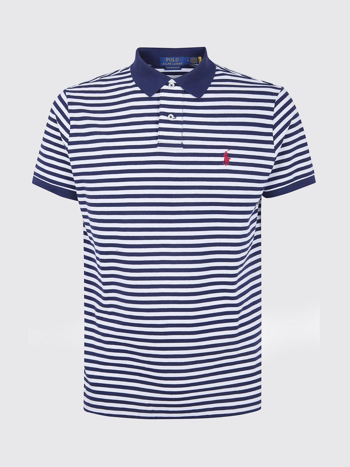 Polo Pony-embroidered polo shirt - White