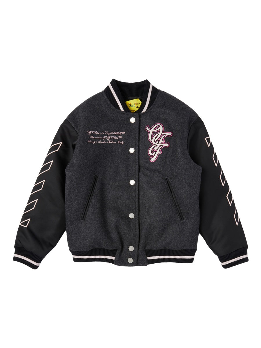 Kids Patch Varsity Jacket
