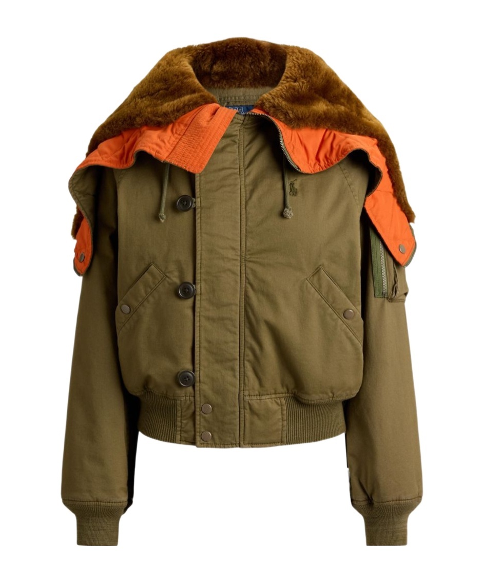 Hooded flight jacket