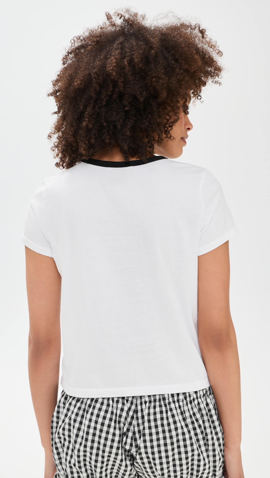 New York Ringer Tee White / Black