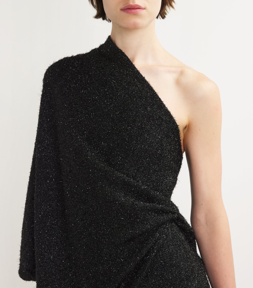 Dorota One-Shoulder Midi Dress