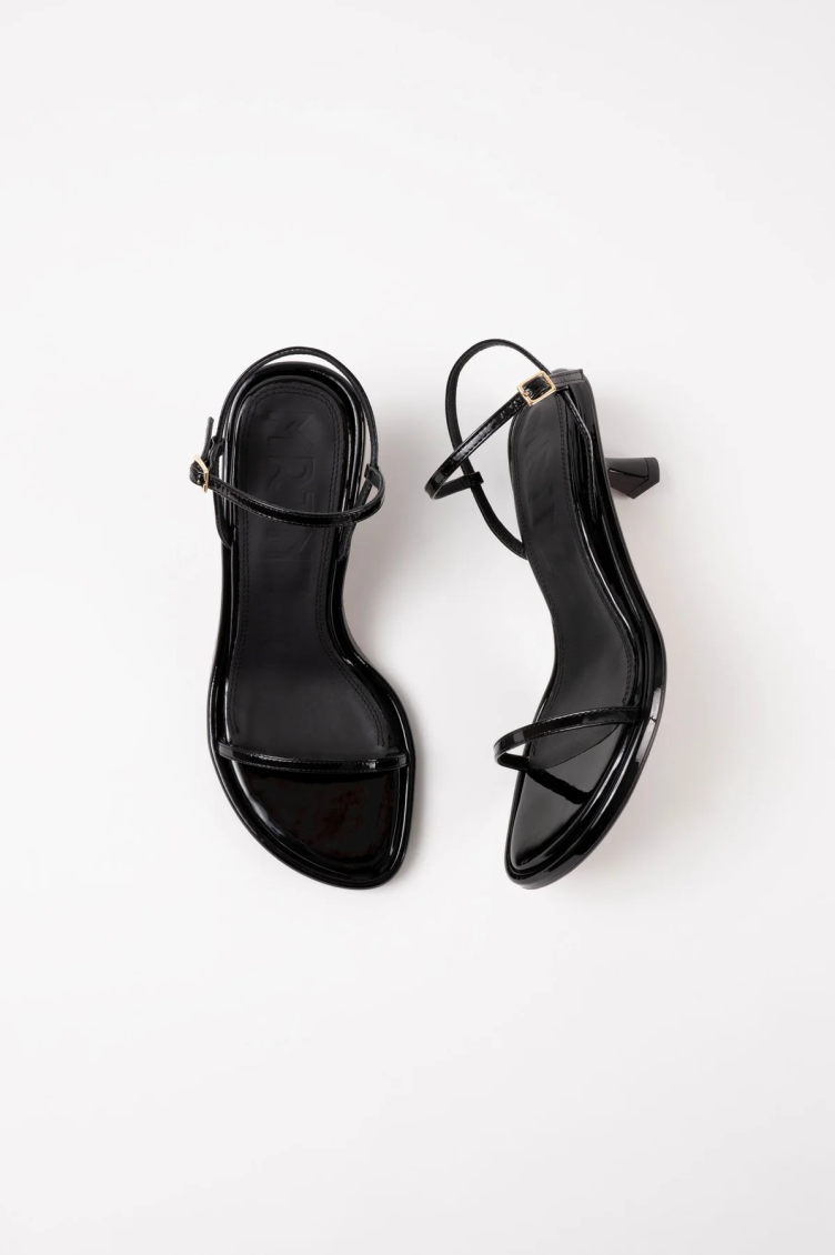 Black Ankle Strap Heels