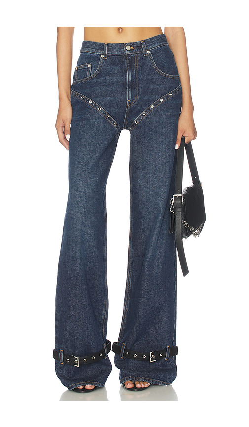 Palmatic Studio Cory Extra Straight Leg in Blue. M. Also in