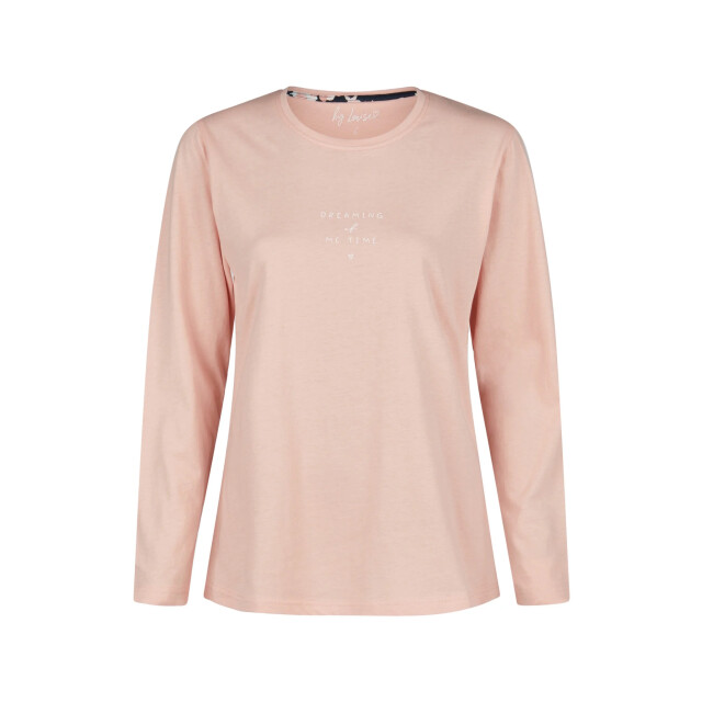 By Louise Dames pyjama set lang roze gebloemd