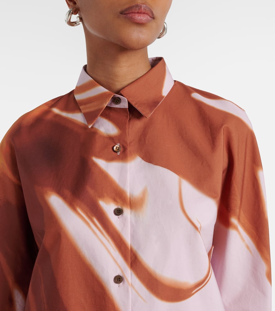 Printed cotton shirt