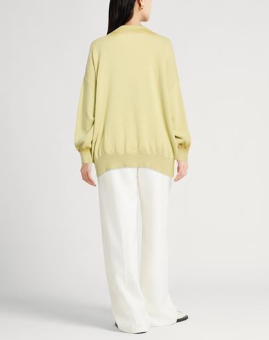 Woman Cardigan Lime green Size M Wool, Cashmere