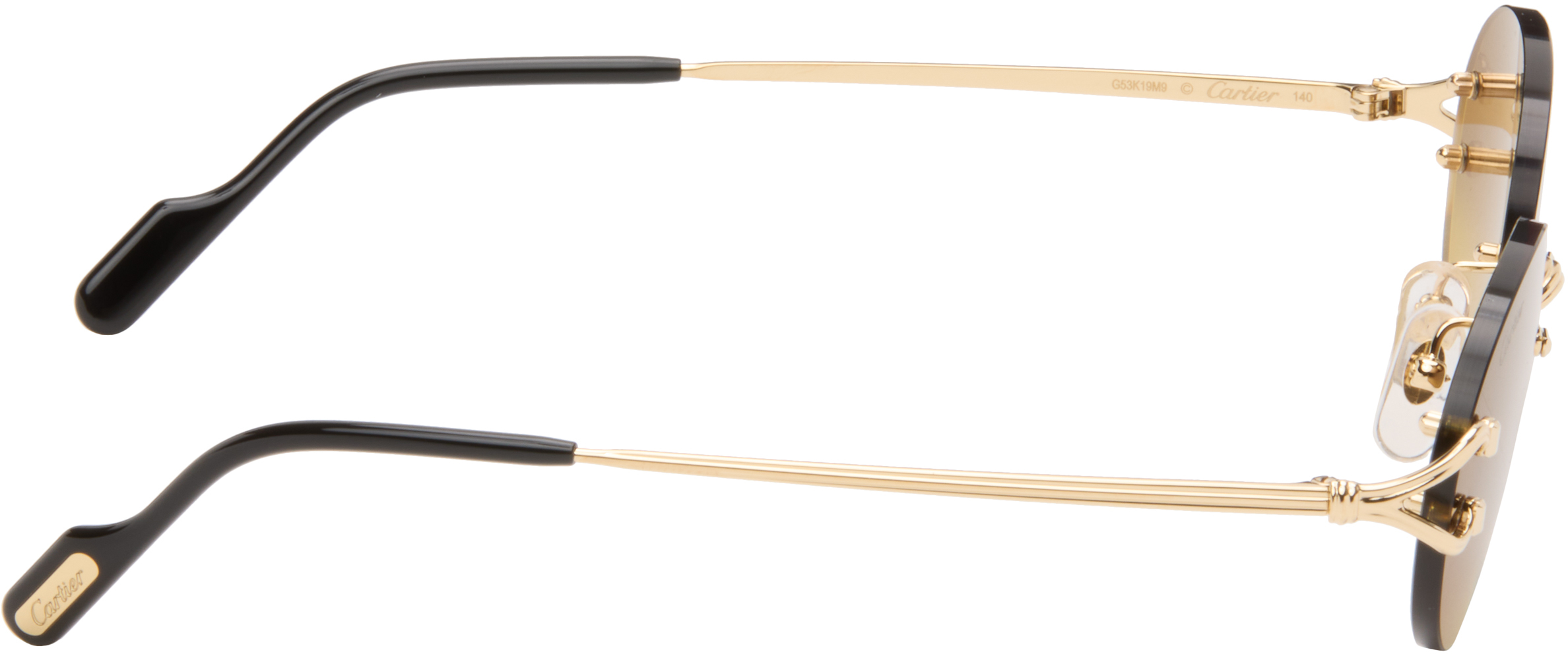 Gold Classic C Motif Sunglasses