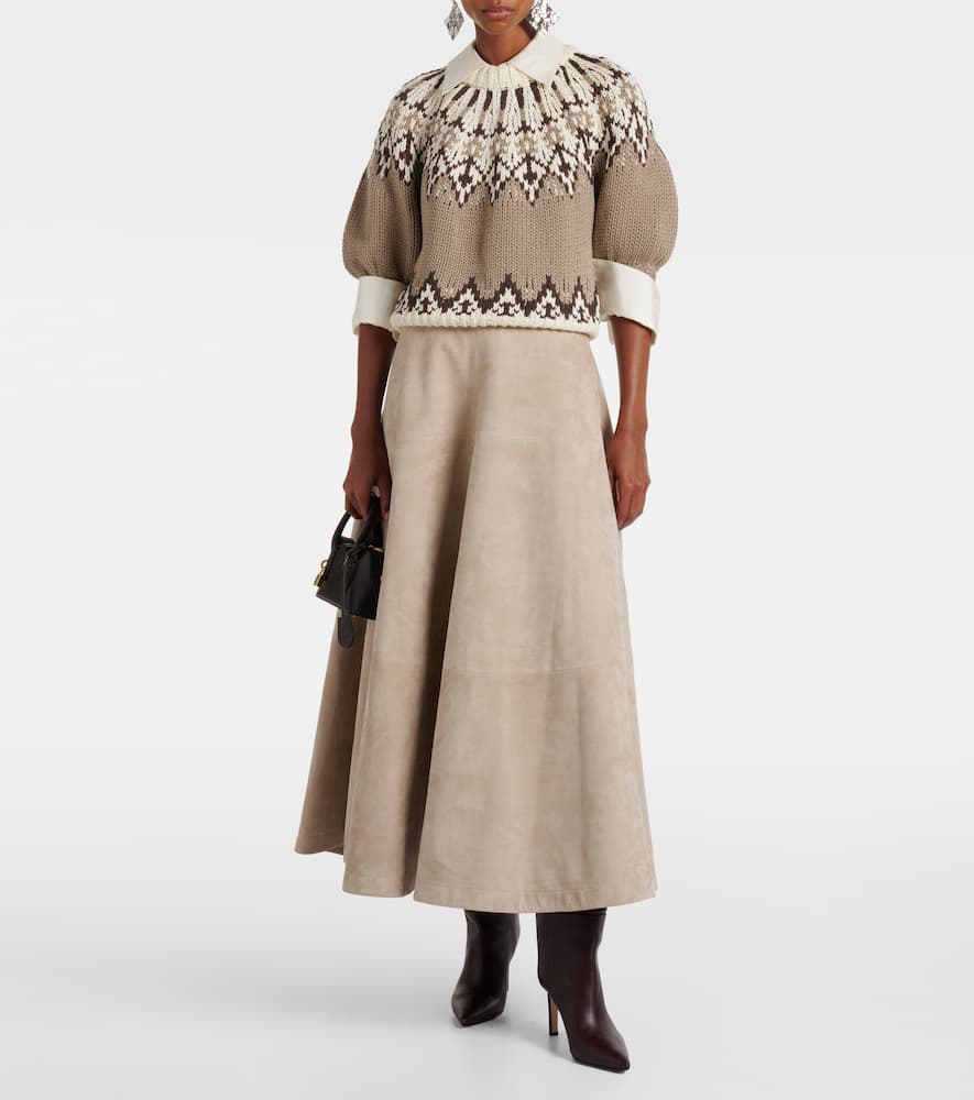 Marty Fair Isle cotton sweater