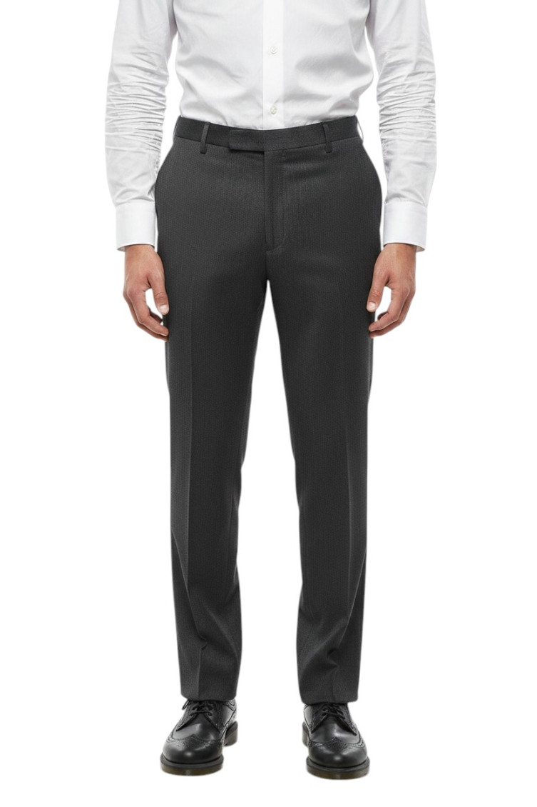 Dark Grey Regular Pants