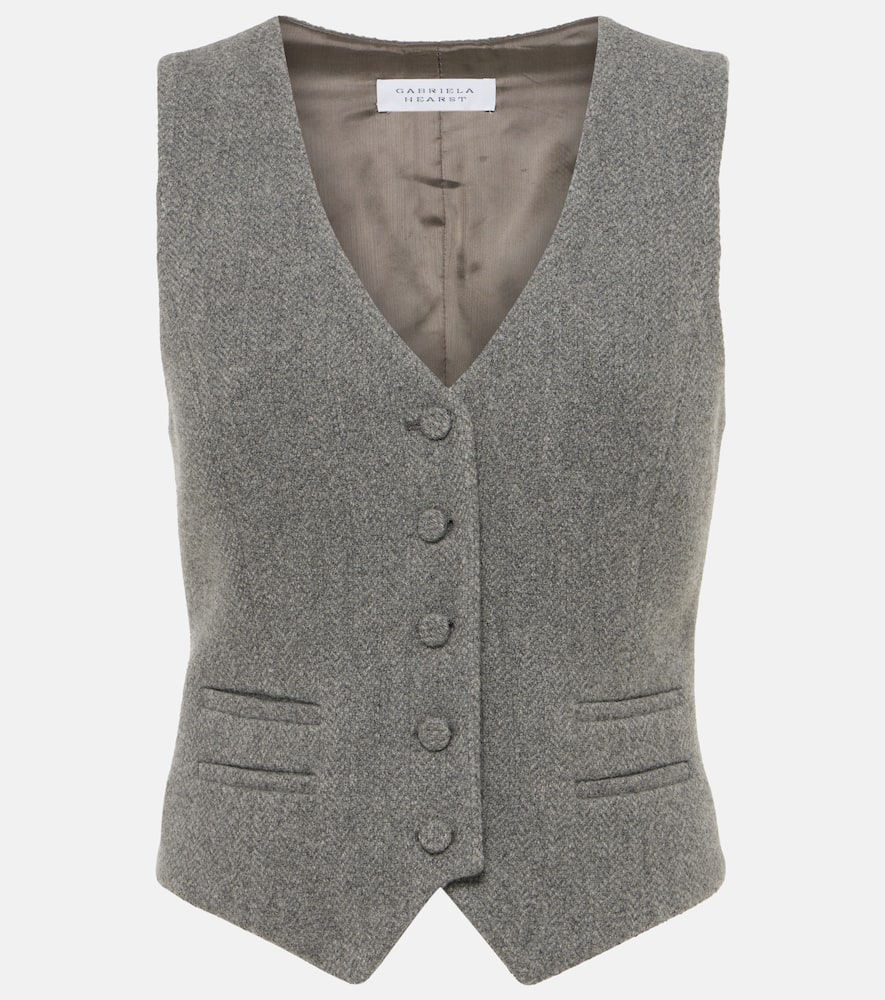 Coleridge wool and cashmere vest