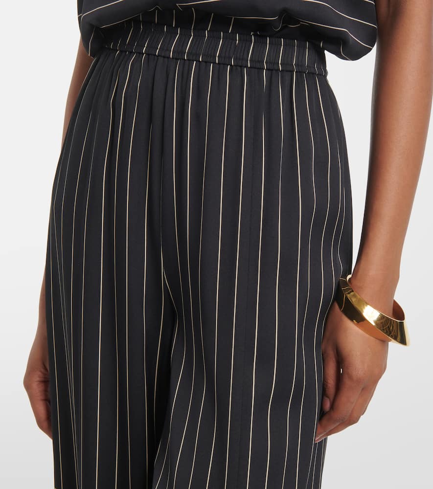 Hulin silk-blend wide-leg pants
