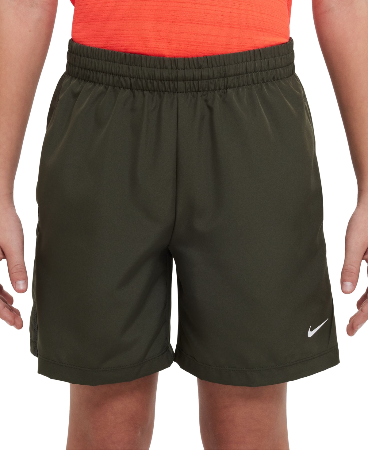 Big Boys Dri-fit Multi+ Training Shorts - Cargo Khaki/white