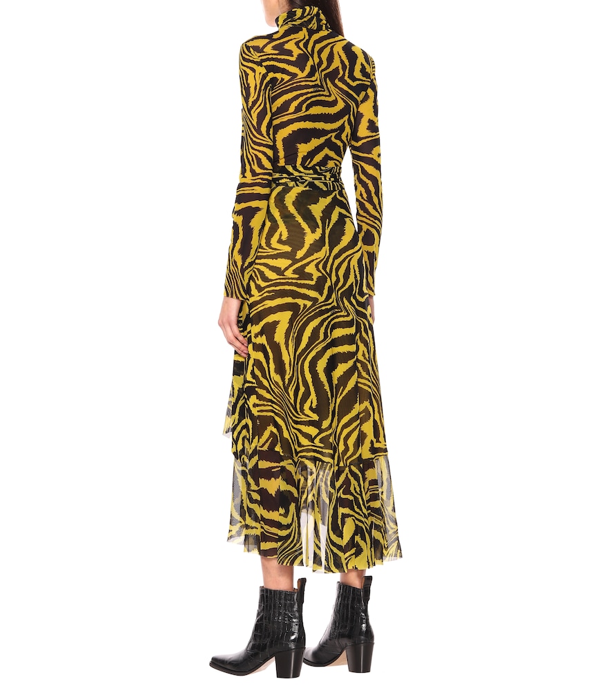 Exclusive to Mytheresa - Animal-print wrap skirt