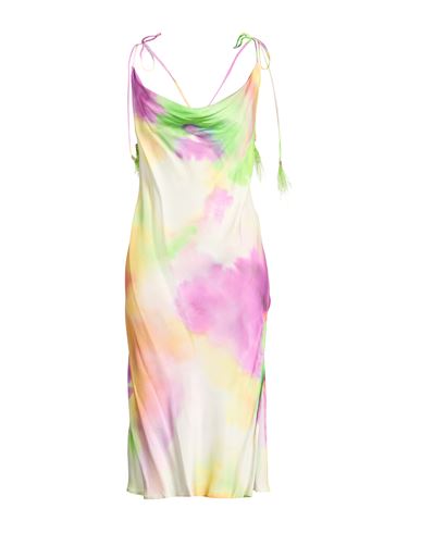 Woman Midi dress Purple Size M Viscose