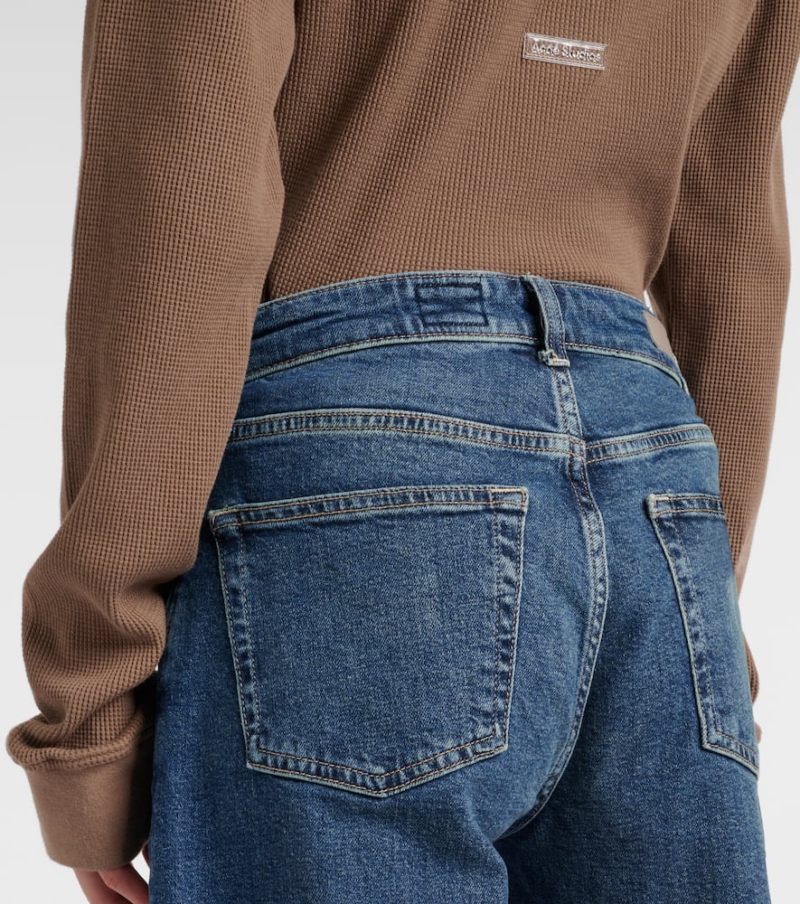 High-rise wide-leg jeans