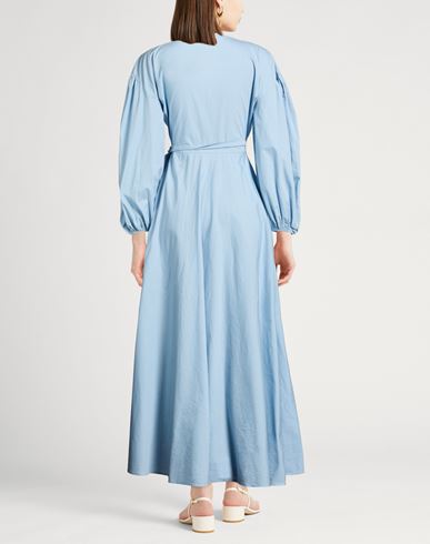Woman Maxi dress Light blue Size 2 Cotton